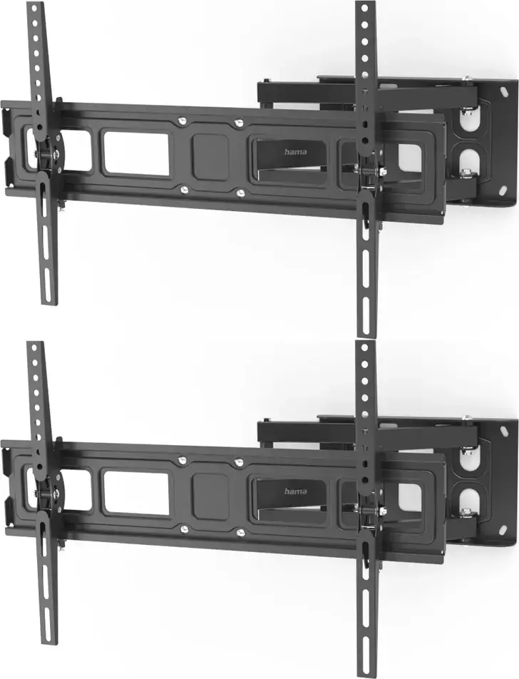 2x Uchwyt do telewizora Hama LCD/LED, do 50kg, Vesa 600x400, 32- 84", czarny