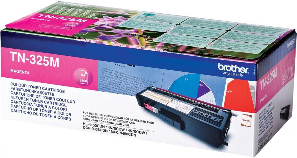 Toner Brother (TN325M), 3500 stron, magenta (purpurowy)