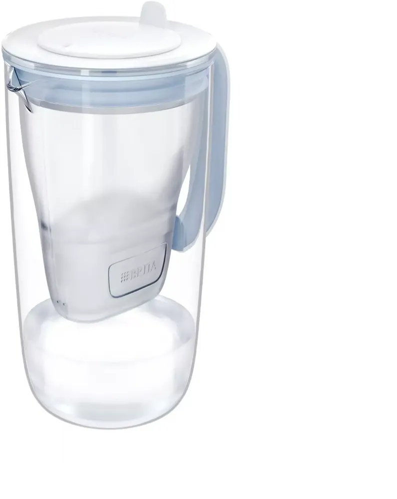 Dzbanek szklany Brita Glass, 2.5l, szklany, biały, + 1 filtr Maxtra Pro Pure Performance