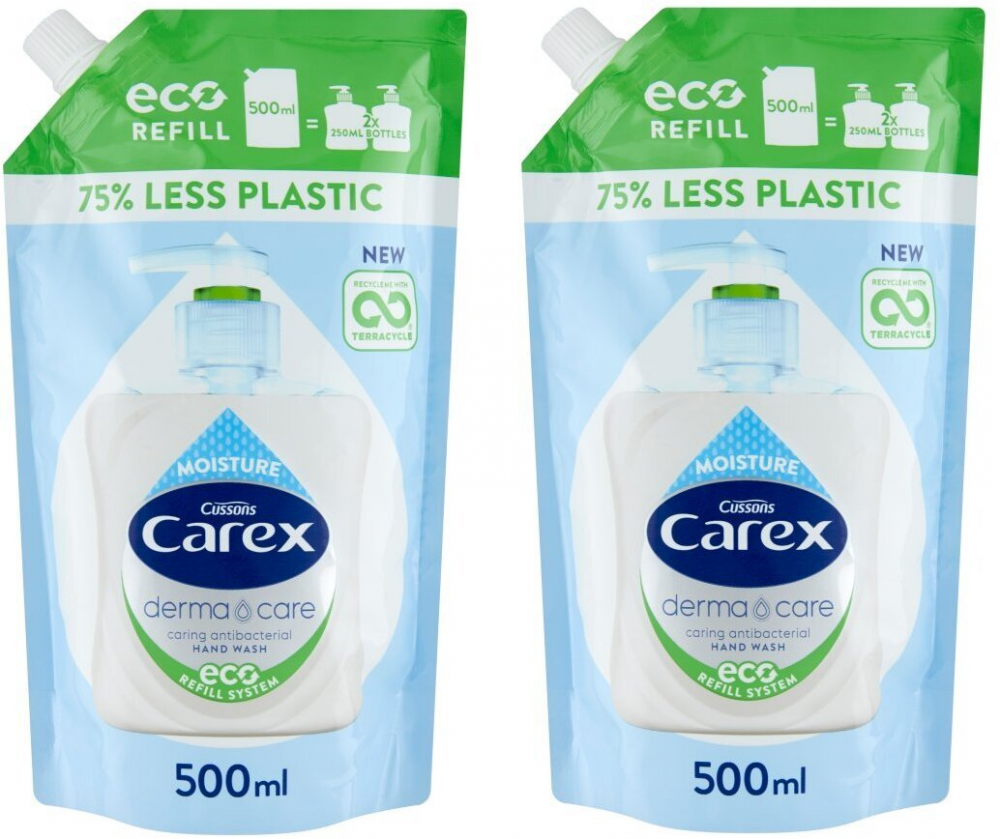 2x mydło w płynie Carex Moisture, 500ml