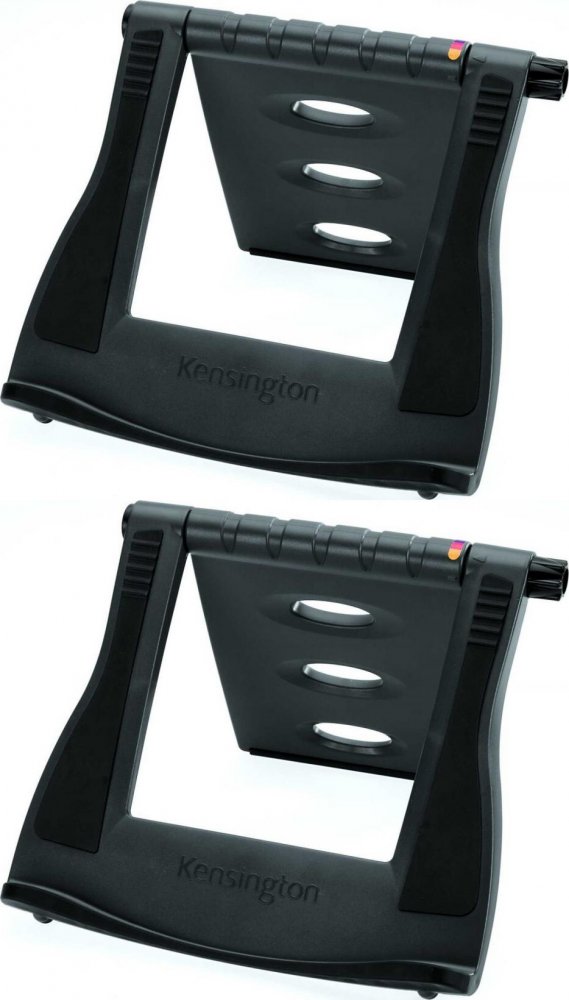 2x Podstawka pod laptopa Kensington, SmartFit Easy Riser, chłodząca, szary