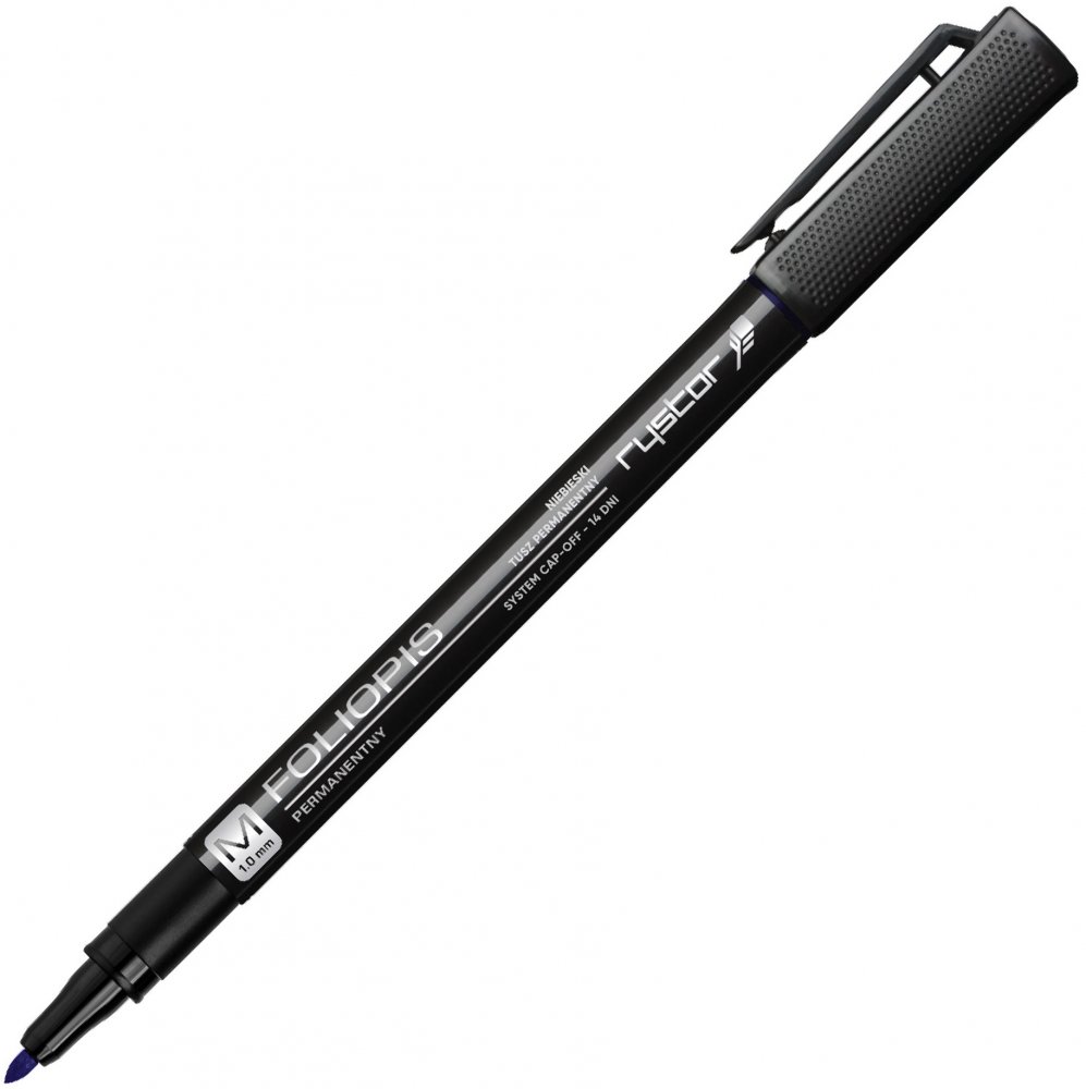 Foliopis Rystor, FM, okrągła, 1mm, niebieski