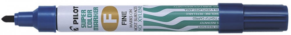 Marker permanentny Pilot SCA-F, okrągła, 1mm, niebieski