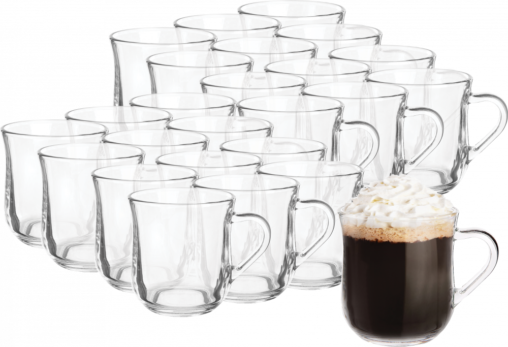 4x Kubek Altom Design Dublin, 330ml, szkło, 6 sztuk, przezroczysty