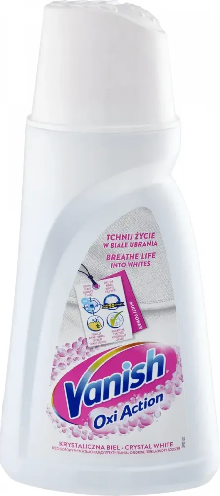 Odplamiacz do białego Vanish Oxy Action, 1l