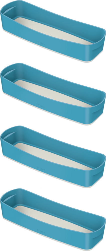 4x Pojemnik podłużny Leitz MyBox Cosy, 307x105x55mm, niebieski