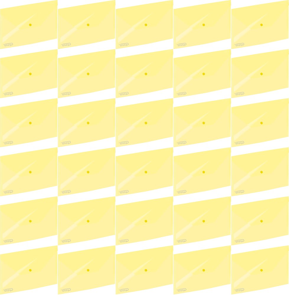 50x Teczka kopertowa Grand 9113, A4, na zatrzask, żółty