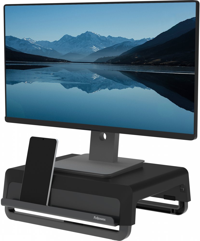 Podstawa pod monitor Fellowes Breyta, 82x354x304mm, czarny