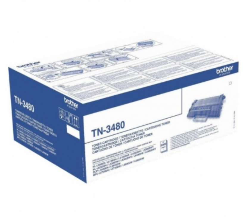 Toner Brother (TN3480), 8000 stron, black (czarny)