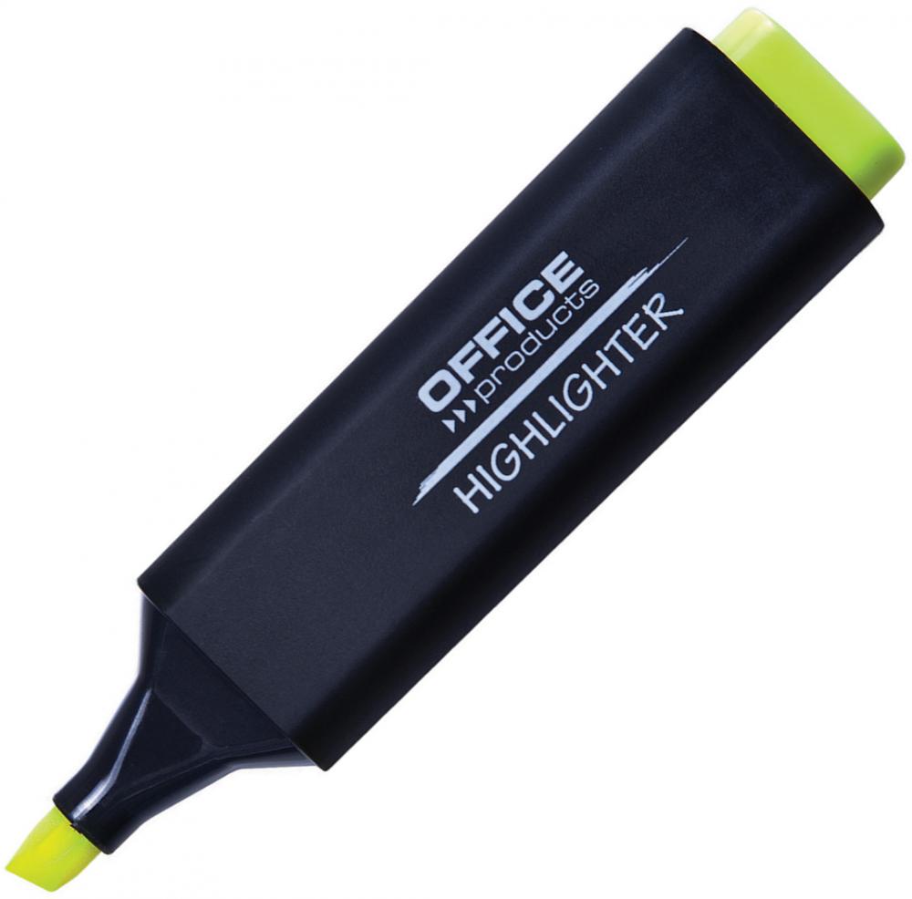 Zakreślacz Office Products, ścięta, 1-5mm, żółty