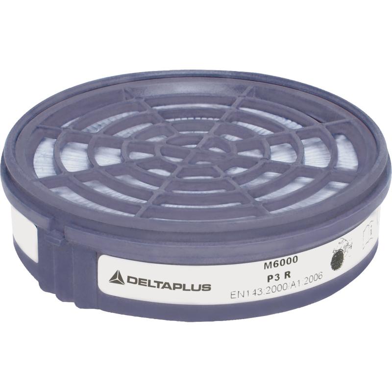 Filtr Delta Plus M6000 P3 do półmaski Serii M6000 Jupiter, 2 sztuki, szary