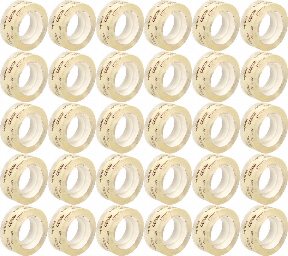 300x Taśma klejąca Grand, 12mmx10yd, przezroczysty