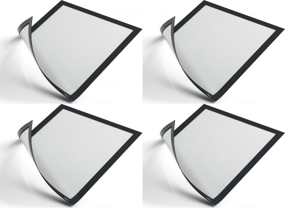 4x Ramka magnetyczna Durable Duraframe Magnetic, A5, 5 sztuk, czarny