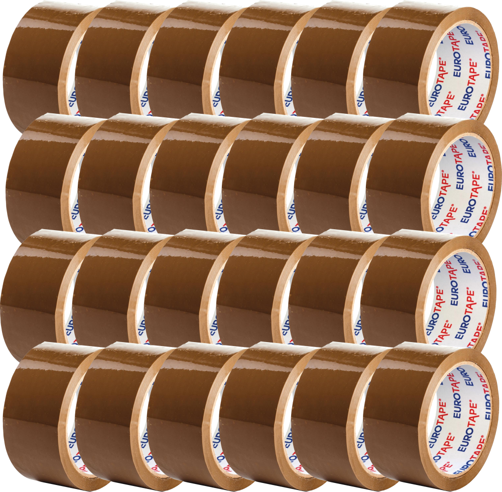 36x Taśma pakowa Dalpo, 48mmx60m, brązowy