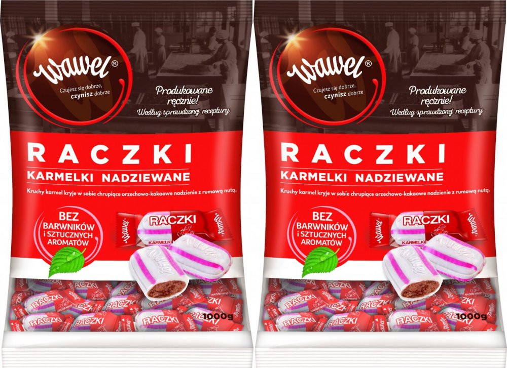 2x Karmelki Raczki Wawel, 1kg