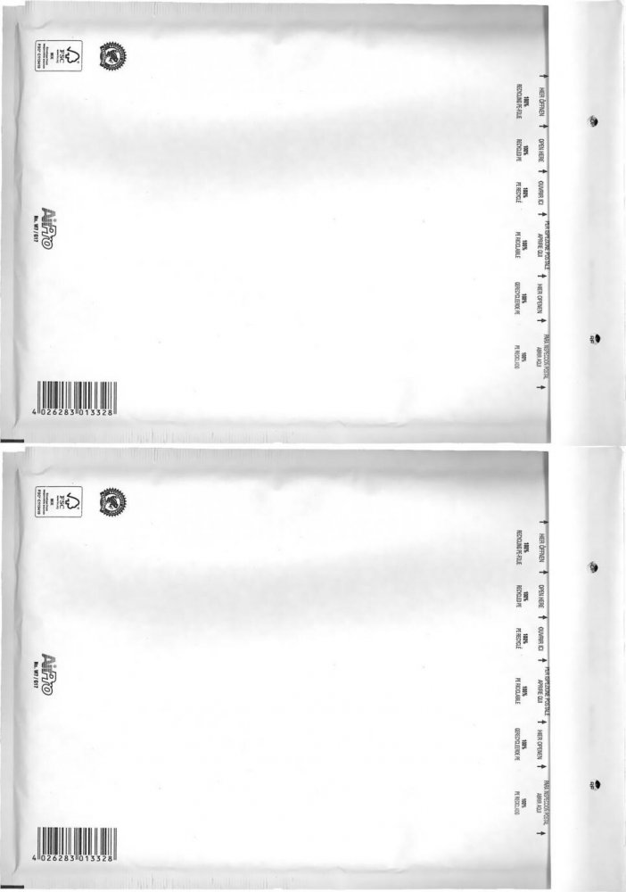 2x Koperta bąbelkowa Bong AirPro, G17, 250x350mm [W7], 100 sztuk, biały