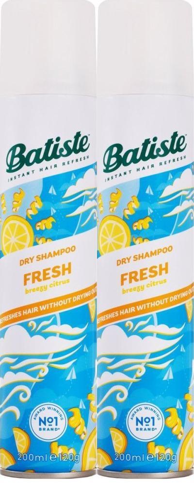 2x Suchy szampon Batiste Fresh, 200ml