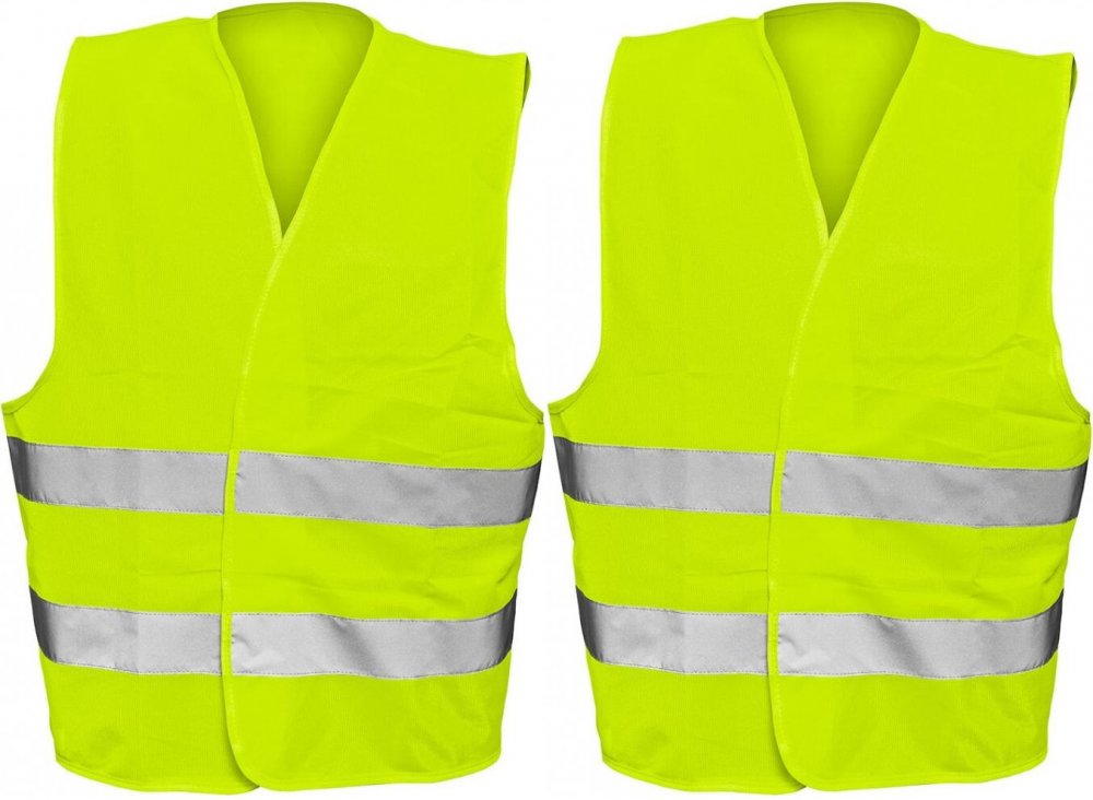 2x Kamizelka odblaskowa flash Fridrich&Fridrich, żółty