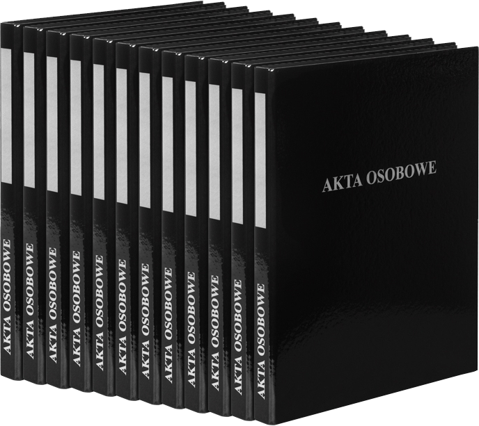 12x Segregator ringowy VauPe do akt osobowych, A4, 20mm, 2 ringi, czarny