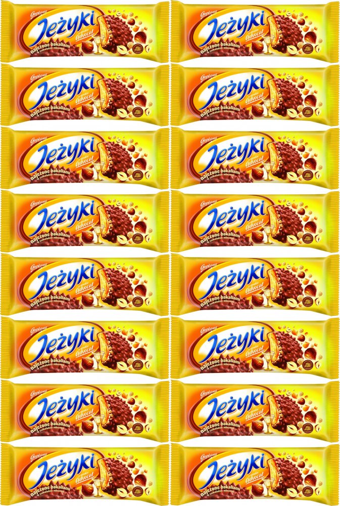 20x Ciastka Jeżyki, adwokatowy, 140g