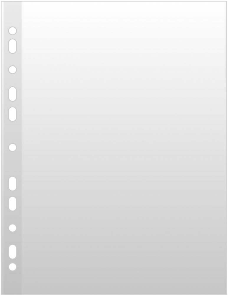 Koszulki groszkowe Donau, A4, 50μm, 100 sztuk, przezroczysty