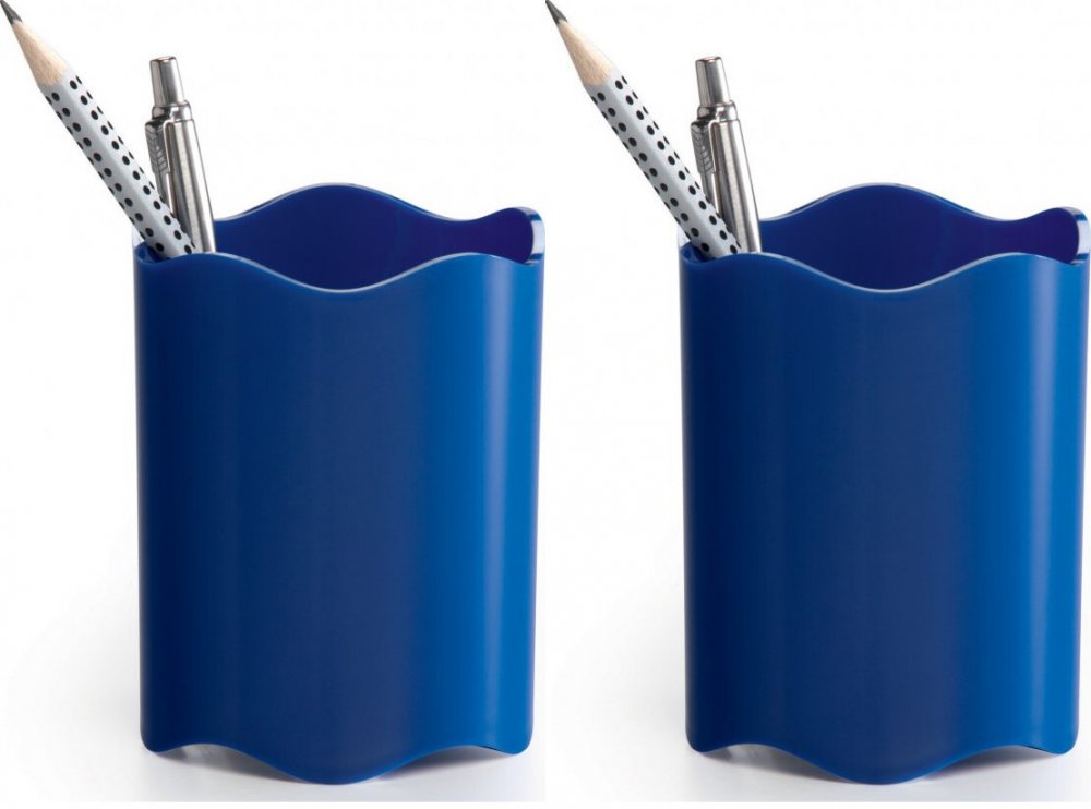 2x Kubek na długopisy Durable Trend, 80x102mm, niebieski