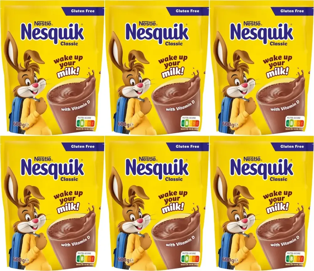 6x Kakao rozpuszczalne Nestle Nesquik, 600g