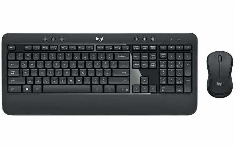 Zestaw bezprzewodowy Logitech MK540, klawiatura+mysz, czarny
