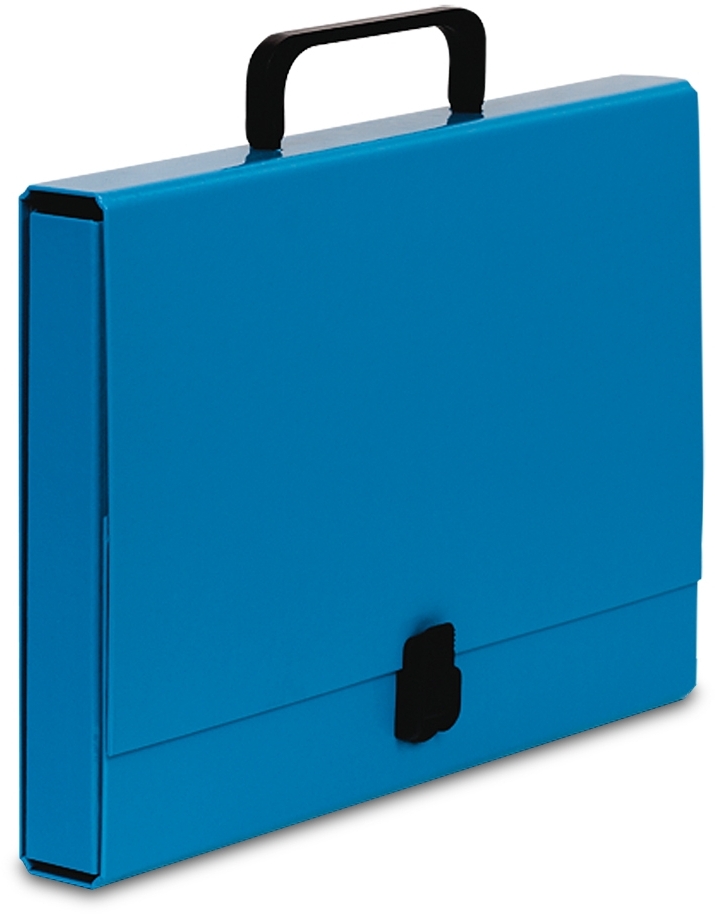 Teczka z rączką VauPe Classic I, na klips, A4, 40mm, jasny niebieski