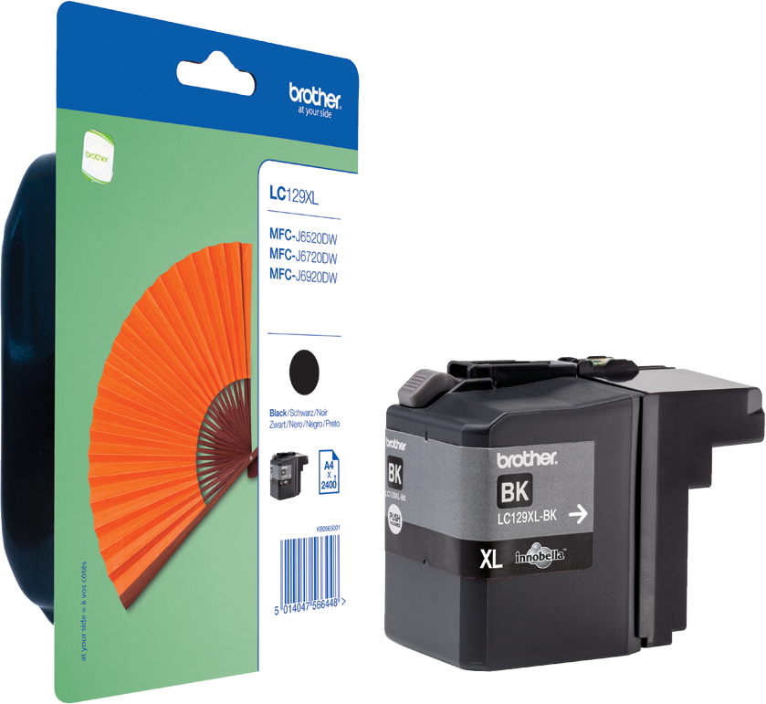 Tusz Brother (LC129XLBK), 2400 stron, black (czarny)