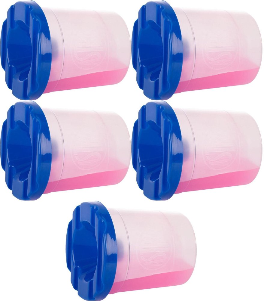 5x Kubek do wody Astrino, z blokadą wylania, mix kolorów