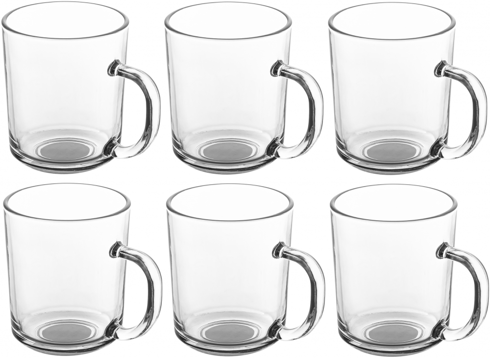 Kubek Altom Design Porto, 240ml, szkło, 6 sztuk, przezroczysty