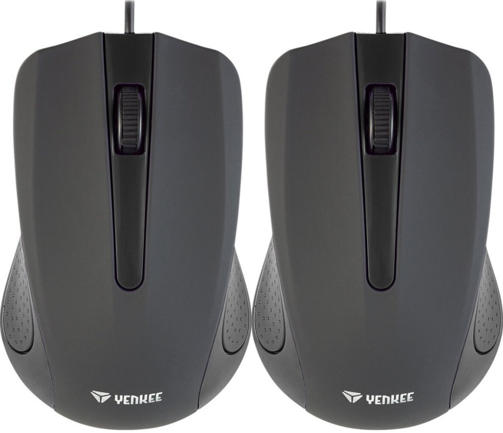 2x Mysz przewodowa Yenkee USB Suva, optyczna, czarny
