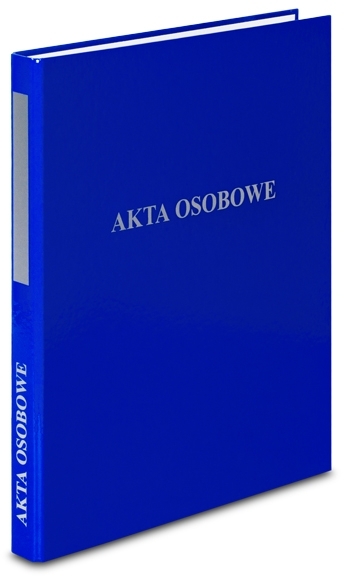 Segregator ringowy VauPe do akt osobowych, A4, 20mm, 2 ringi, niebieski