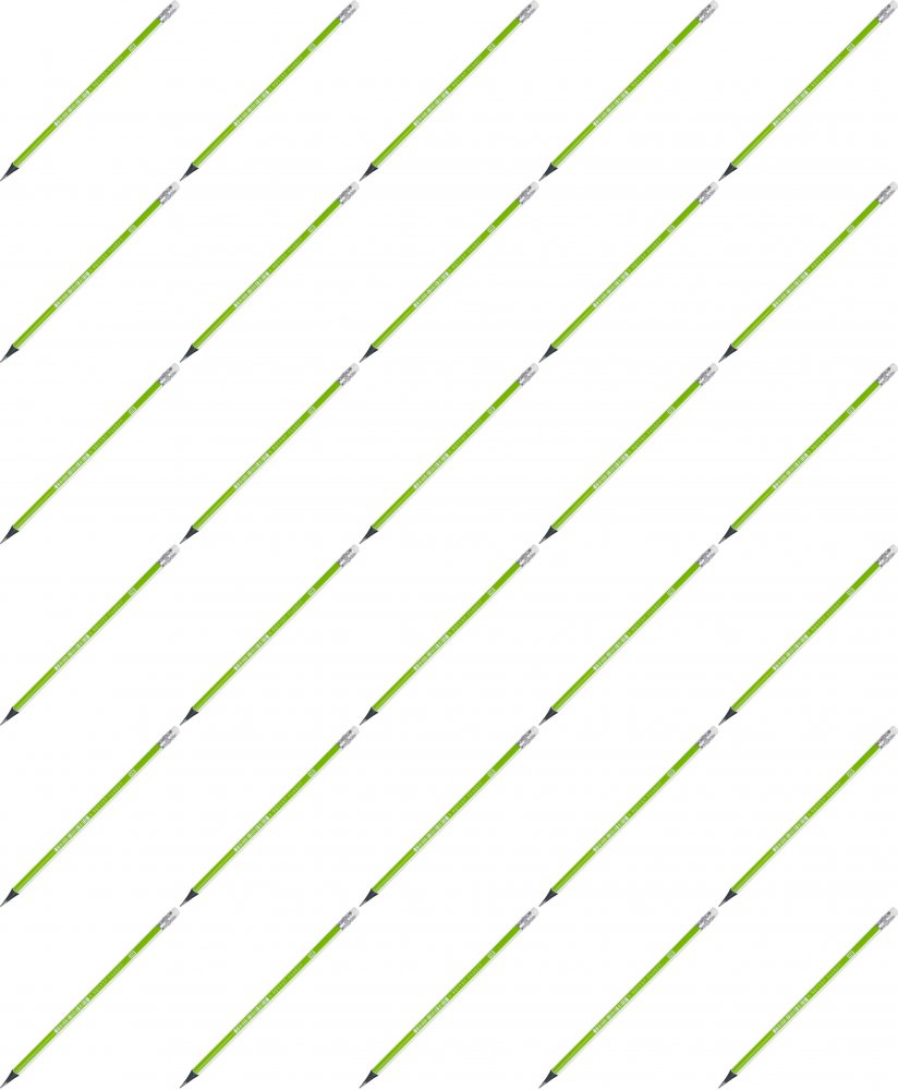 60x Ołówek Astra Astrapen, HB, z gumką, mix kolorów