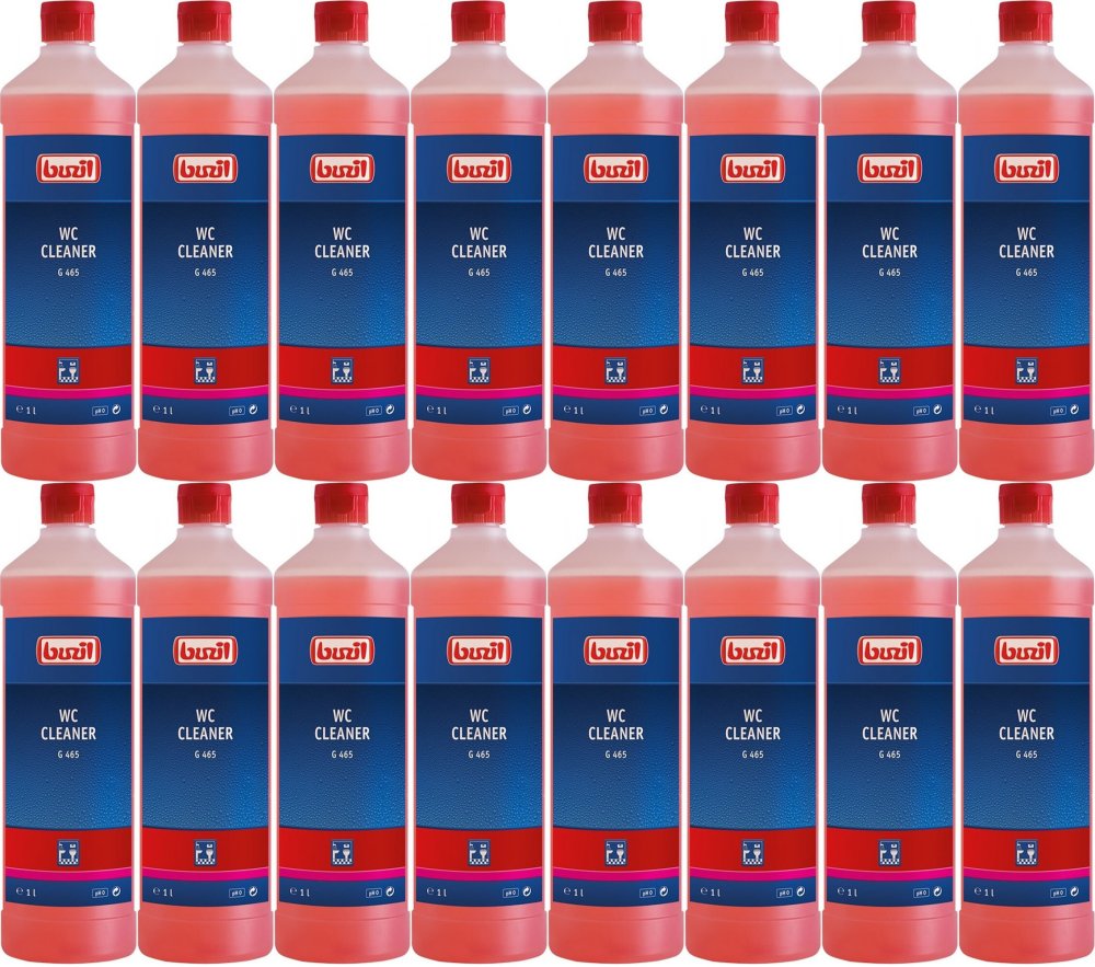 16x Środek do toalet Buzil WC Cleaner, 1l