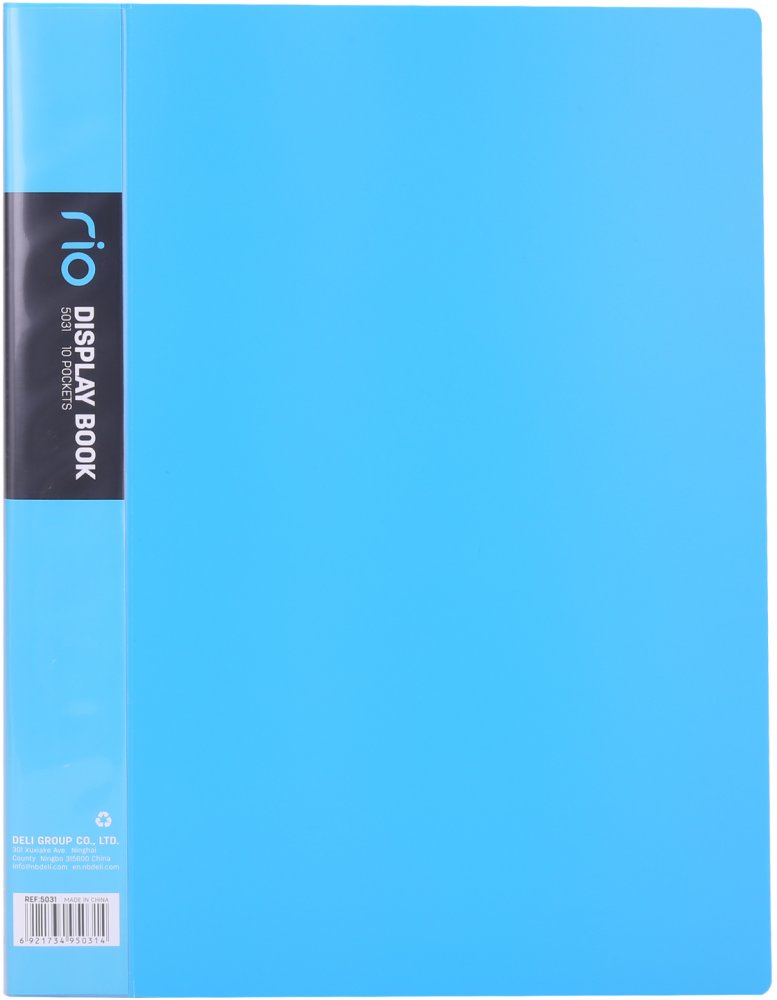 Album ofertowy Deli Rio, A4, 10 koszulek, niebieski