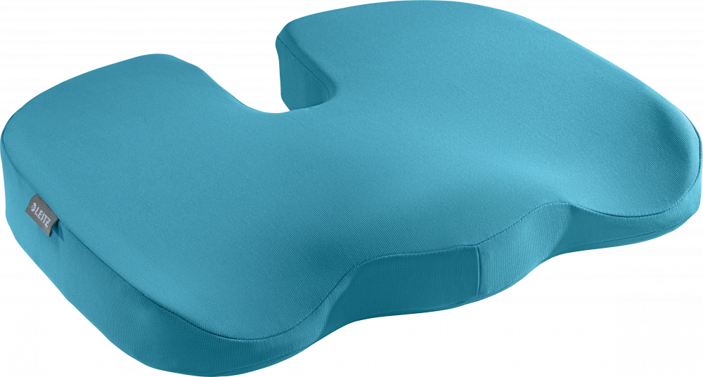 Ortopedyczna poduszka na krzesło Leitz Ergo Cosy, 355x75x455mm, niebieski