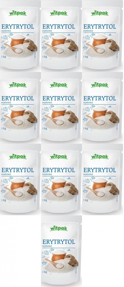 10x Erytrytol Witpak, 1kg