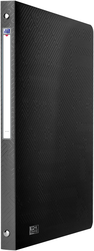 Segregator Oxford Urban, A4, szerokość grzbietu 20mm, do 100 kartek, 4 ringi, czarny