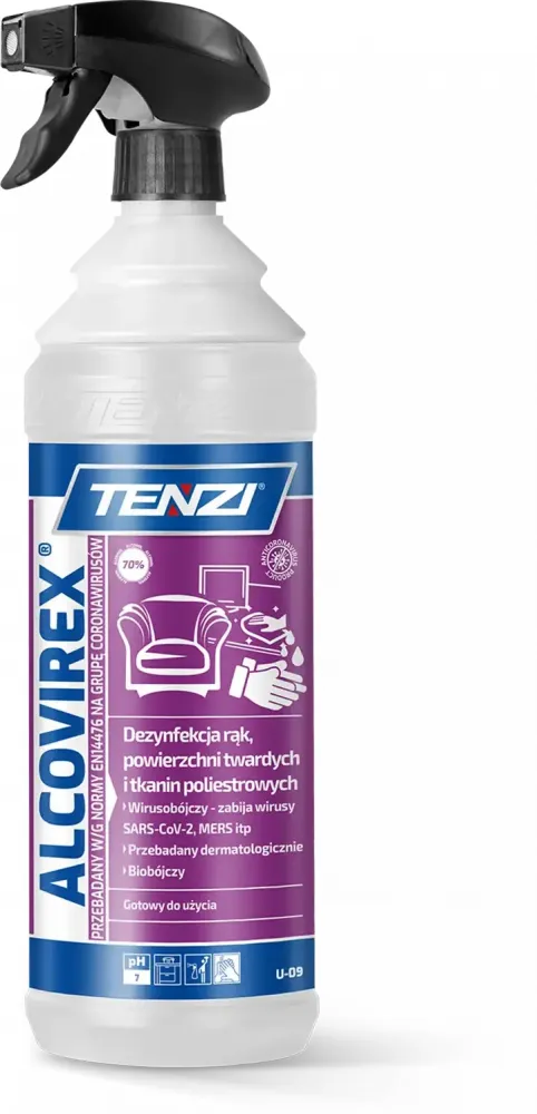 Płyn do dezynfekcji rąk, narzędzi, powierzchni Tenzi Alcovirex, 1l