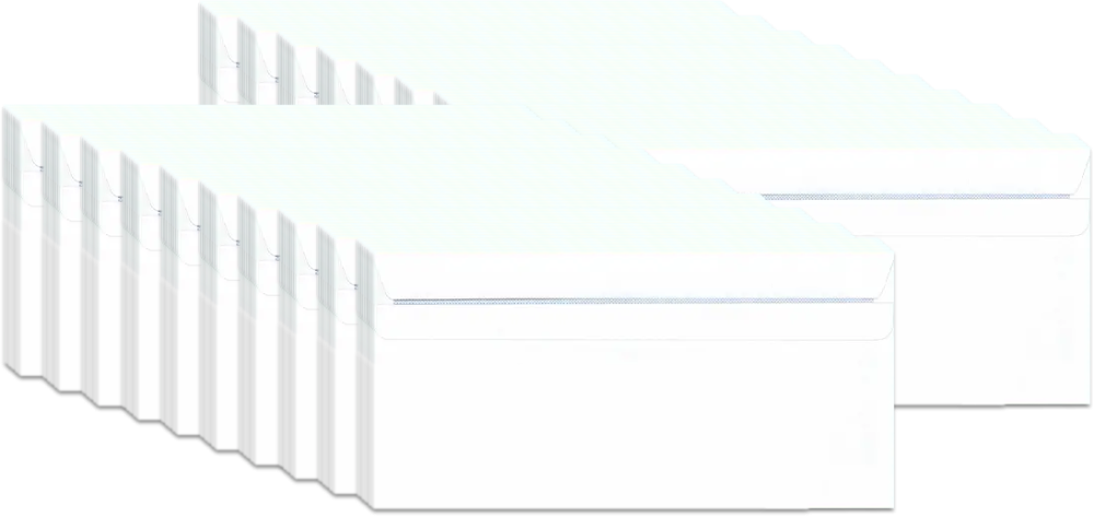 20x Koperta standardowa NC, DL, samoklejąca SK, 50 sztuk, biały