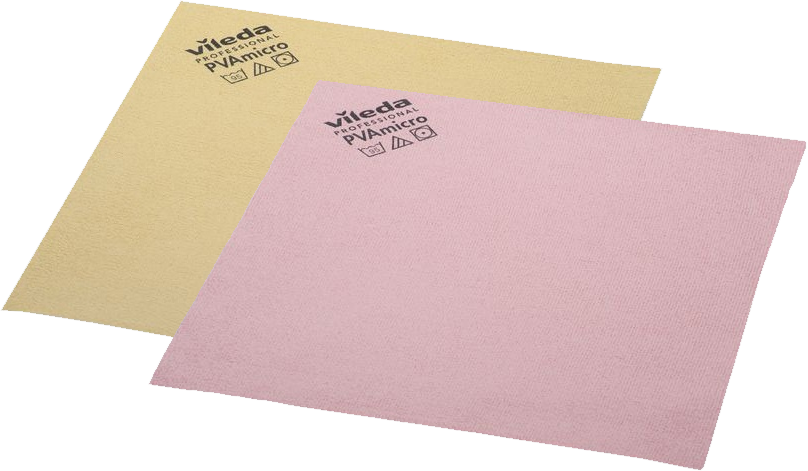 2x Ścierka Vileda Professional PVA micro, mikrowłókna PVA, 35x38cm, 1 sztuka, mix kolorów