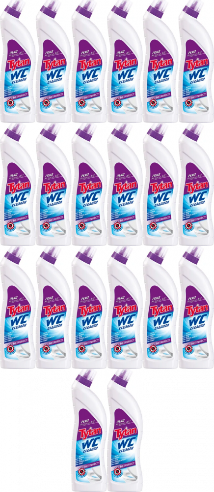 20x Płyn do czyszczenia WC Tytan, bakteriobójczy, fioletowy, 700g