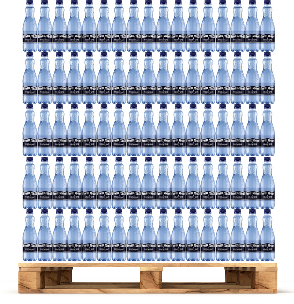 1152x Woda mocno gazowana Żywiec Zdrój, 0.5l, butelka PET, KAUCJA