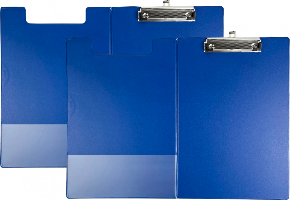 2x Clipboard Viking, z okładką, A4 niebieski