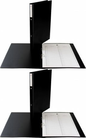 2x Segregator ringowy Biurfol, do akt osobowych, A4, 30mm, czarny