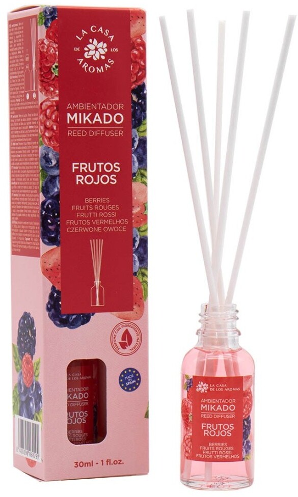 Patyczki zapachowe La Casa De Los Aromas Mikado, czerwone owoce, 30ml