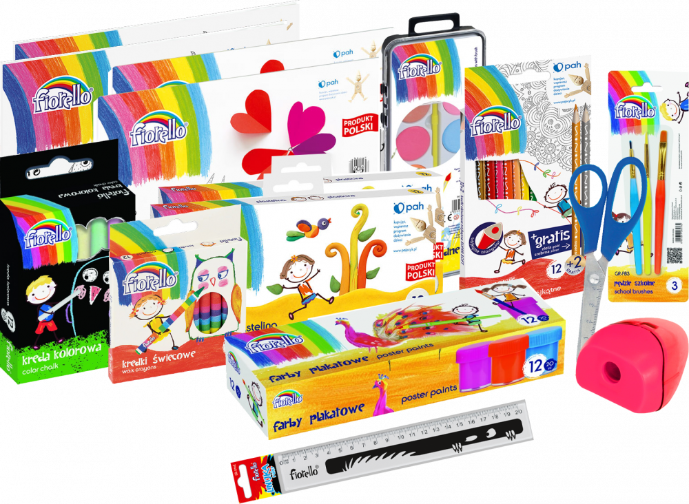 Zestaw: Wyprawka szkolna Fiorello, 15 elementów