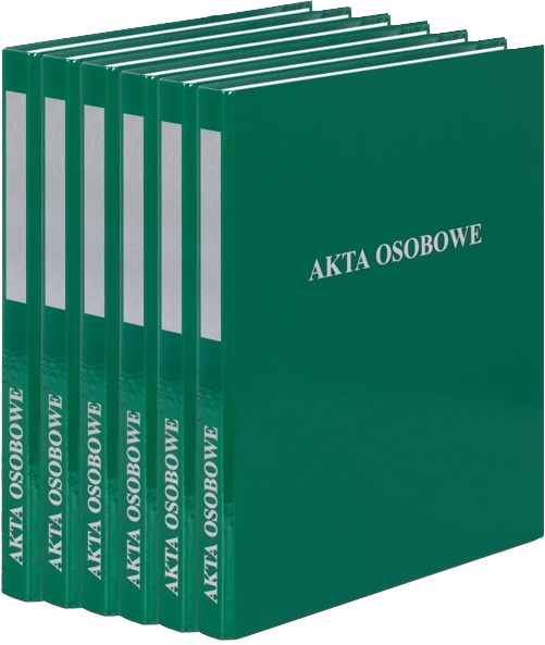 6x Segregator ringowy VauPe do akt osobowych, A4, 20mm, 2 ringi, zielony